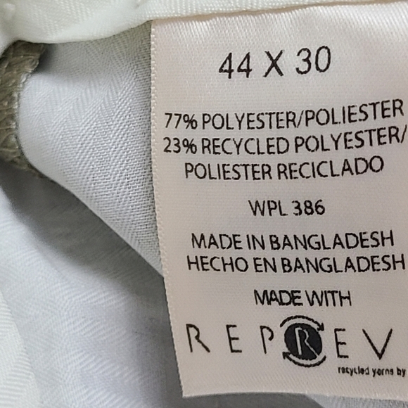 NWT Haggar Dress Pant Men's size 44 x 30 Smart Fiber Comfort Waist Tan - Picture 12 of 12